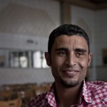 syrian-man-coffee-house portrait of a young man in Syria