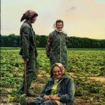 Czech farmer women in field