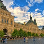 Moscow's famed GUM dept. store in Red Square