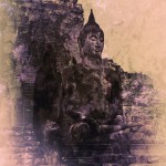Budda statue in Thailand's Autthia Ruins