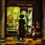 a woman waits in venice