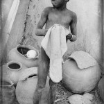 Somba boy holding cloth Somba boy holding cloth