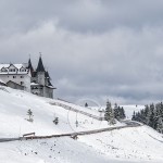 Romanian Monastery in the Snow