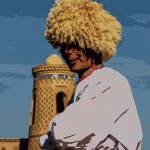 Travel Poster Khiva Uzbekistan