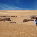panorama of Araouane, Mali