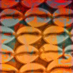 abstract graphic with african influence digital art