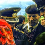Russian official check papers in Siberia